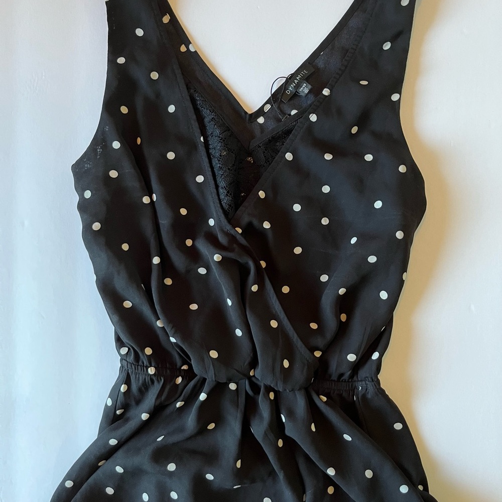 Polka dot blouse